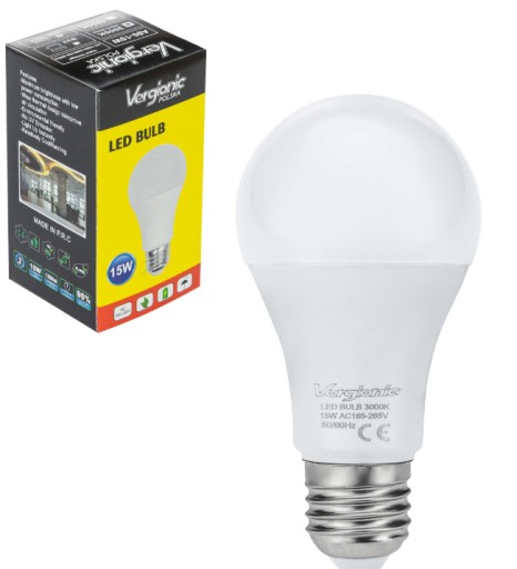 Żarówka LED 15W E27 / CIEPŁA