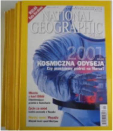 National Geographic Polska zestaw 13 sztuk z 2001