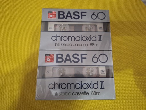 KASETA MAGNETOFONOWA BASF 60 CHROMDIOXID II 2 PACK