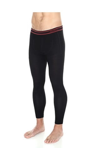 Kalesony Męskie Brubeck ACTIVE WOOL czarne M