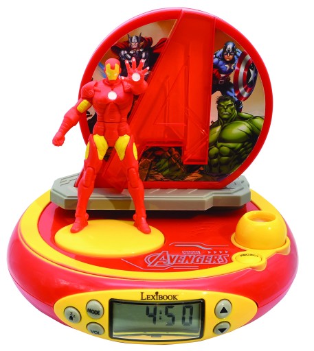 Budzik AVENGERS z Projektorem Zegar