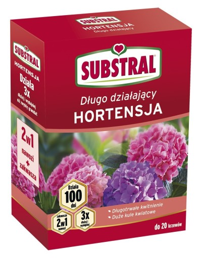 NAWÓZ DO HORTENSJI ZAKWASZAJĄCY 1KG 100DNI 2W1