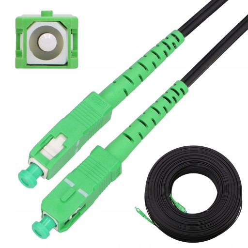 Patchcord SC/APC-SC/APC simplex SM 100m zewnętrzny