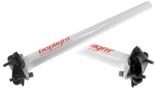 BOPLIGHT Team 30.9 x 400 wspornik siodła biały