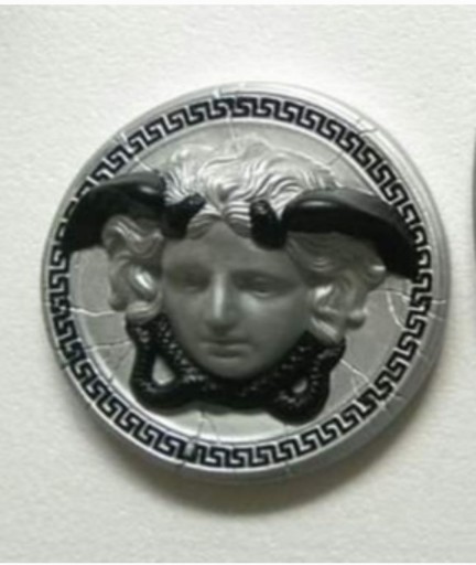 RELIEF ,SZTUKATERIA GIPSOWA ROZETA STYL VERSACE