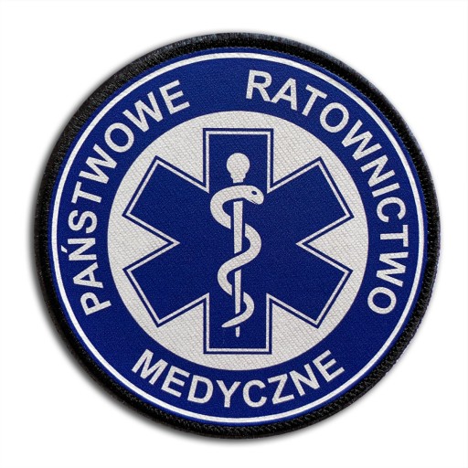 Naszywka emblemat PAŃSTWOWE RATOWNICTWO MEDYCZNE