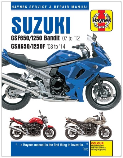 Suzuki GSF650/1250 Bandit GSX650F 07-14 Haynes
