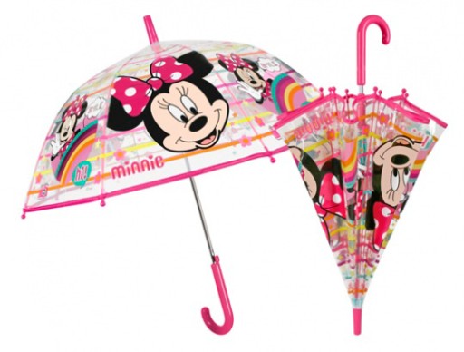 DZIECIĘCA PARASOLKA PRZEZROCZYSTA MYSZKA MINNIE