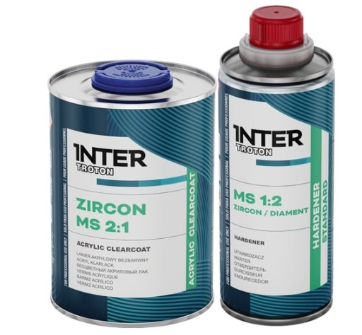 ZIRCON MS 2:1 LAKIER BEZBARWNY TROTON 0,5 + 0,25 L akrylowy 56