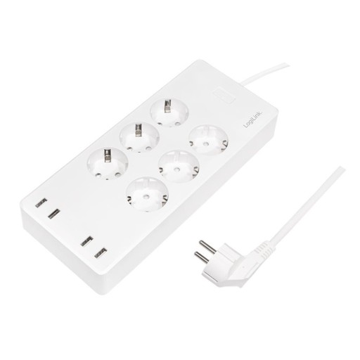 J1156 LogiLink SH0105 Listwa zasilająca