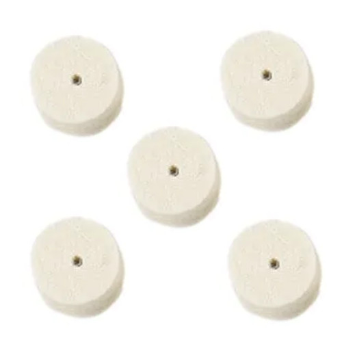 5 SZT. WEŁNIANY FILC POLERSKI 12MM X 5MM DO MINI SZLIFIERKI MULTISZLIFIERKI