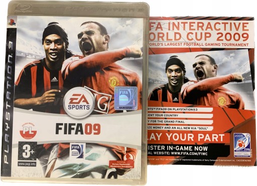 FIFA 09 płyta bdb+ komplet PL PS3