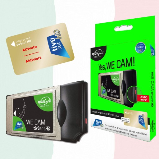moduł DVB adapter CI+ do telewizora, karta, 4K UHD DIGIQuest