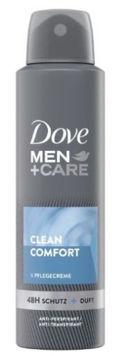 Dove Men Antyperspirant Clean Comfort Spray 150 ml