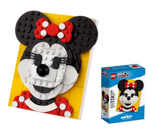 LEGO Disney Myszka Minnie 40457 Brick Sketches UNIKAT na prezent święta