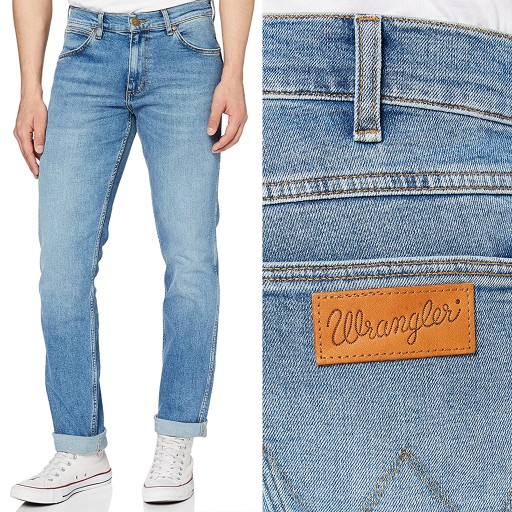 Wrangler GREENSBORO Mid Summer Blue DŻINSY W40 L34