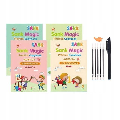 Magic Practice Copybook Kaligrafia Rysunek Numer