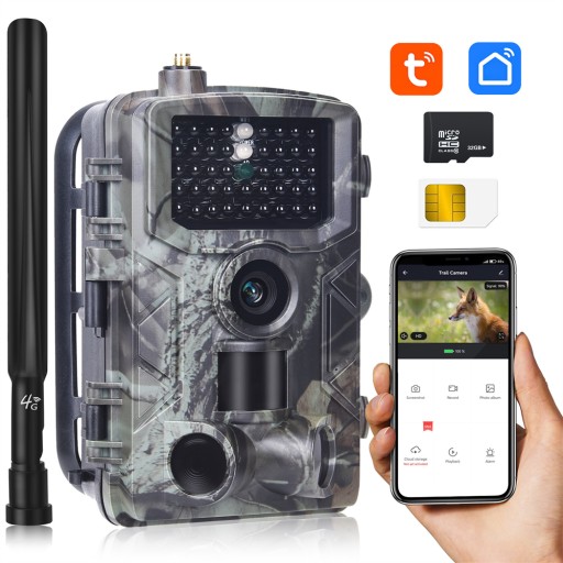 FOTOPUŁAPKA 4G LTE 30MPX TUYA SMART LIVE