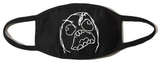 Maseczka Maska Angry MEM STREETWEAR