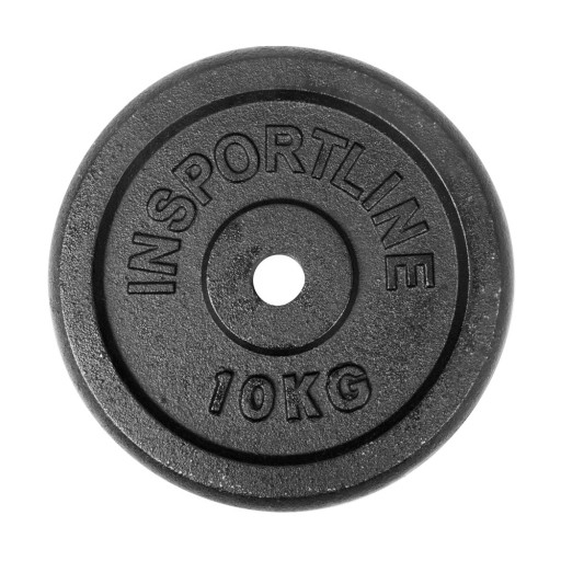 ŻELIWNE OBCIĄZENIE sztanga 30mm inSPORTline 10 kg