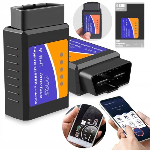 INTERFEJS ELM 327 NA ANDROID IOS OBD2 WIFI WI-FI