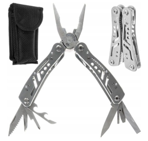 Multitool Survivalovy Narzędzie 13w1 + 11 x Bity