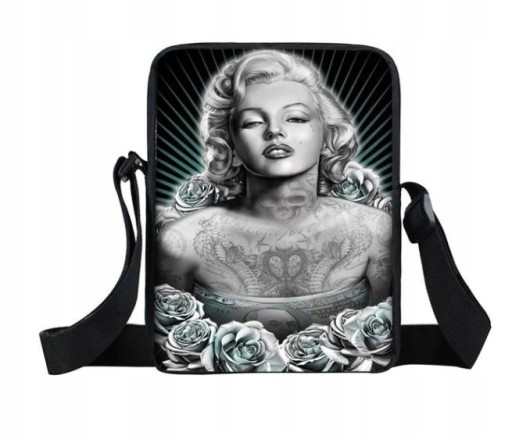 STYLOWA RETRO TOREBKA MROCZNA MARYLIN MONROE