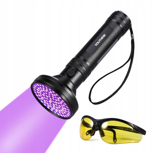 LATARKA UV LED ULTRAFIOLETOWA LAMPA BURSZTYNÓW