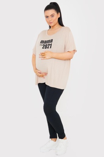 In The Style Maternity XXJ rmr T-SHIRT z nadrukiem M/L