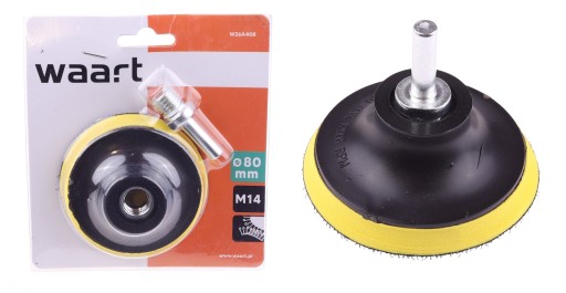 DYSK Z RZEPEM 80 mm ADAPTER M14 DO SZLIFOWANIA ROTOSZLIF