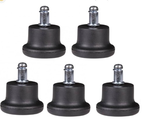 Stopki do fotela krzesła fi 10 mm Stopka CZARNA