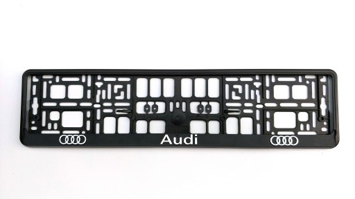 RAMKA TABLICY REJESTRACYJNEJ AUDI NAPIS CHROM