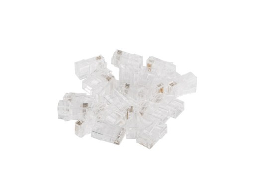 Wtyki RJ45 przelotowy Lanberg kat. 6 UTP 20 szt.
