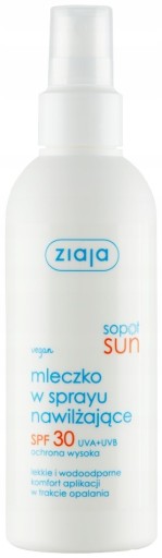 ZIAJA SOPOT SUN mleczko do opalania SPF 30 170 ml