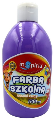 FARBA PLAKATOWA SZKOLNA 500ML FIOLETOWA