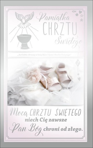 KARNET AB CH03 - CHRZEST/ PAMIĄTKA CHRZTU ŚW.