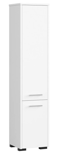 REGAŁ ŁAZIENKA FIN SŁUPEK 30 2D 140cm BIAŁY