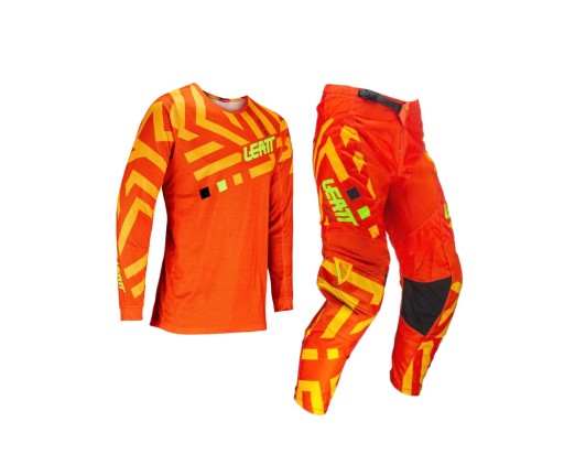 LEATT ZESTAW (KOMPLET) KOSZULKA + SPODNIE MOTO RIDE KIT 3.5 CITRUS XXL
