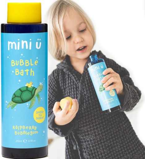 MINI U BĄBELKOWY PŁYN DO KĄPIELI BARWIĄCY WODĘ 0+