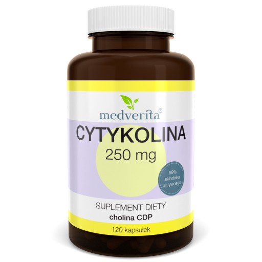 CYTYKOLINA 250mg Cholina CDP citicoline - 120 kaps