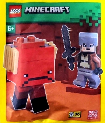 LEGO MINECRAFT FIGURKA NETHER HERO STRIDER 662402 MIN169 SASZETKA
