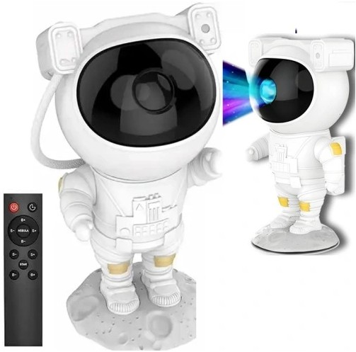 PROJEKTOR GWIAZD NIEBA LED LAMPKA NOCNA ASTRONAUTA