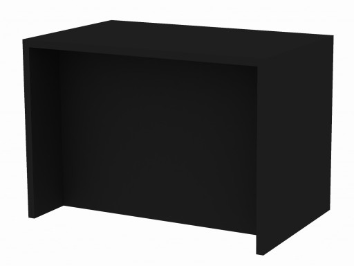 Czarna matowa wyspa kuchenne gotowa wyspa do kuchni 120x80 cm czarny mat