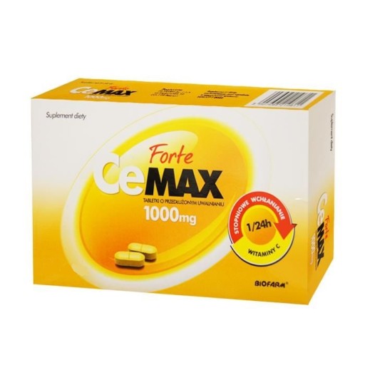 CeMax Forte witamina C 1000mg 30 tabletek
