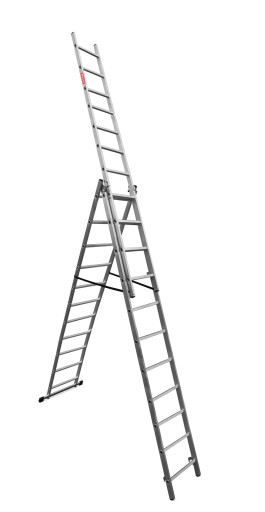 Drabina aluminiowa wielofunkcyjna 3x11 stopni produkt POLSKI hak GRATIS