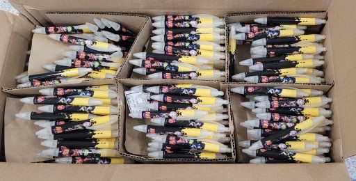 OFERTA HURTOWA 480 szt.długopisów BIC seria NARUTO
