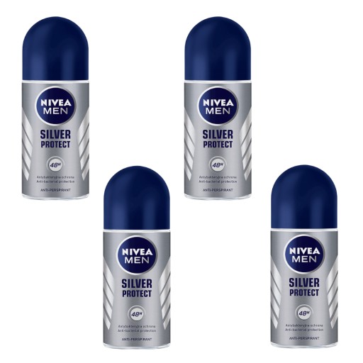 Antyperspirant męski NIVEA MEN Silver Protect x4