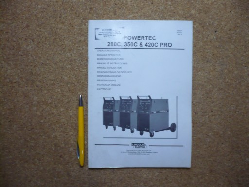 POWERTEC 280C 350C 420C PRO INSTRUKCJA OBSŁUGI