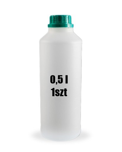 BUTELKA PLASTIKOWA HDPE 500ml+nakrętka 1szt