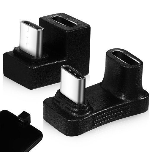 WSZECHSTRONNY ADAPTER USB C KĄTOWY 180 STOPNI